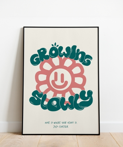 Growing Slowly Poster