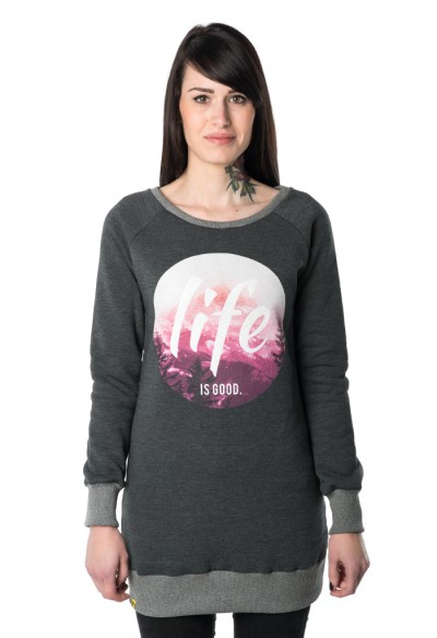 Life is Good. Women's Long Sweater